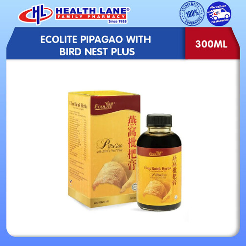 ECOLITE PIPAGAO DENGAN BIRD NEST PLUS (300ML)